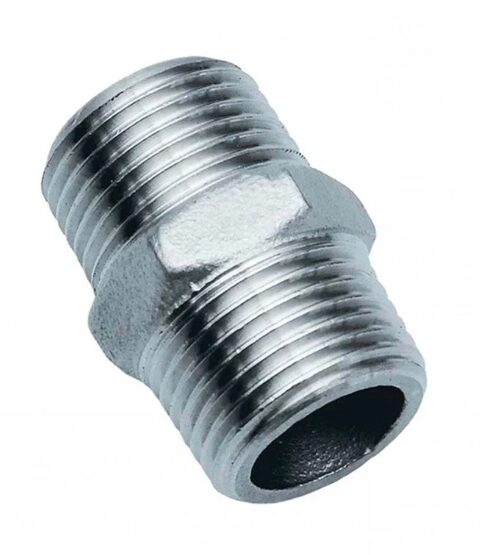 NIPLE DE 1/2X1/2 BSP INOX 304