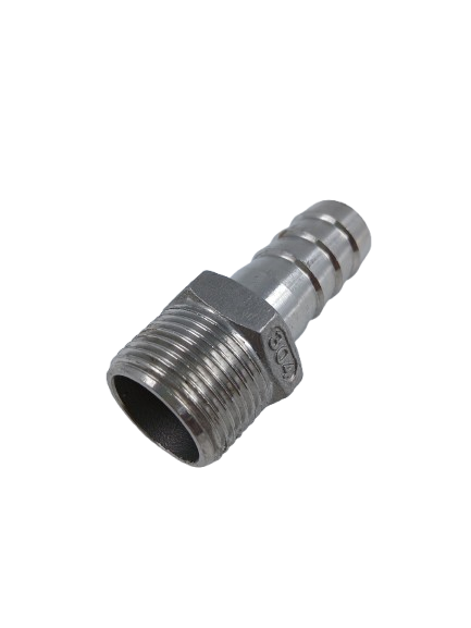 ESPIGAO ROSCA BSP MACHO DE 3/4 X 3/4 INOX 304