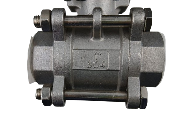 VALVULA ESFERA TRIPARTIDA INOX 304 ROSCA 1 BSP