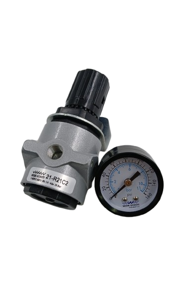 REGULADOR DE PRESSAO DE 0-8 BAR ROSCA 1/4 BSP