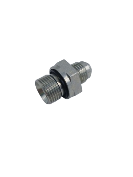 UNIAO MACHO JIC 37° 3/8 X 3/8  MACHO BSP COM ANEL ORING