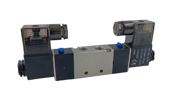 VALVULA DUPLO SOLENOIDE 5/2 VIAS 12V