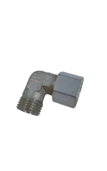 CORPO UNIAO JOELHO 90 ORIENT. ACO MACHO METR. 24 TB LEVE X FEMEA GIR. DKO LEVE TB 8MM M16X1,5 X