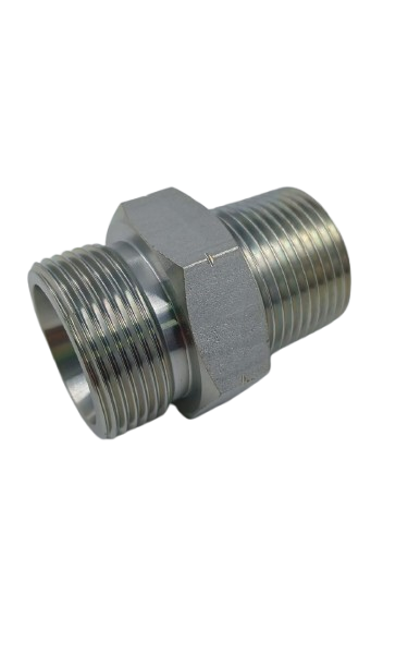 CORPO UNIÃO RETO TUBO 30MM MACHO ROSCA M42X2 X ROSCA MACHO 1.1/4 NPT