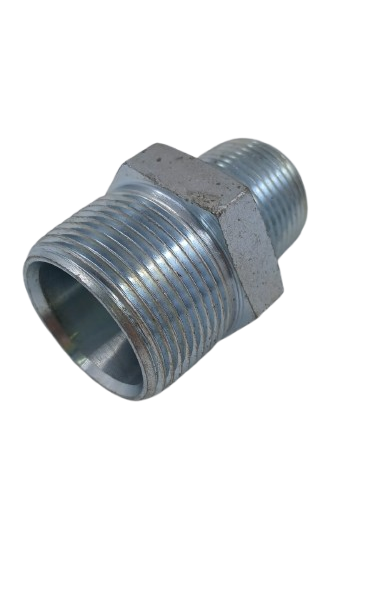 ADAPTADOR RETO AÇO MACHO 1.1/4 NPT X MACHO 1 NPTF