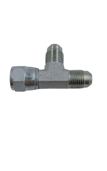 ADAPTADOR TEE LATERAL ACO FG JIC 37 X MF JIC 37 7/16-20 X 7/16-20