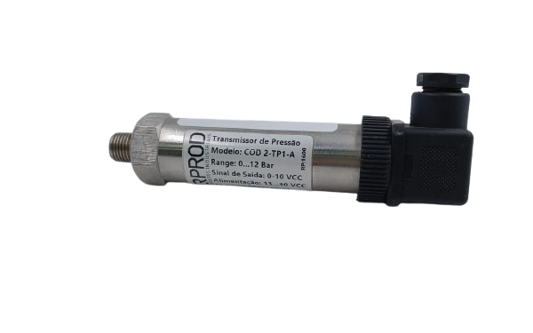 TRANSD. PRESSAO TP1 ESC.0-10 BAR S.4-20 MA ALIM.10-30 VCC PREC.0,25 CONECTOR DIN - R.1/8 NPT