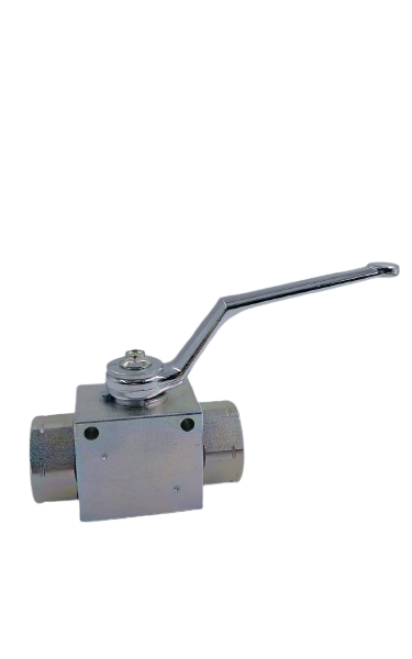VAL. ESFERA ALTA PRES. 2 VIAS ACO ROSCA NPT F X F 3/4-14 X 3/4-14 - B0012