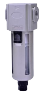 FILTRO DE AR COMPRIMIDO R.1/4  COM DRENO AUTOMATICO
