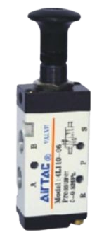 VALVULA MANUAL 5/2 VIAS ROSCA 1/4 - AIRTAC