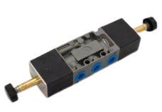 VALVULA 5/2 VIAS DUPLO SOLENOIDE DE 1/4