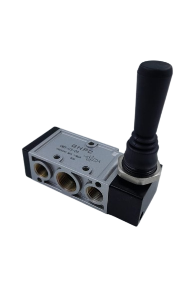 VALVULA MANUAL 5/2 VIAS R.1/4 TRAVA