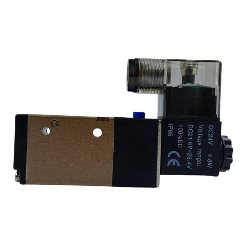 VALVULA SIMPLES SOLENOIDE 3/2 VIAS R.1/4