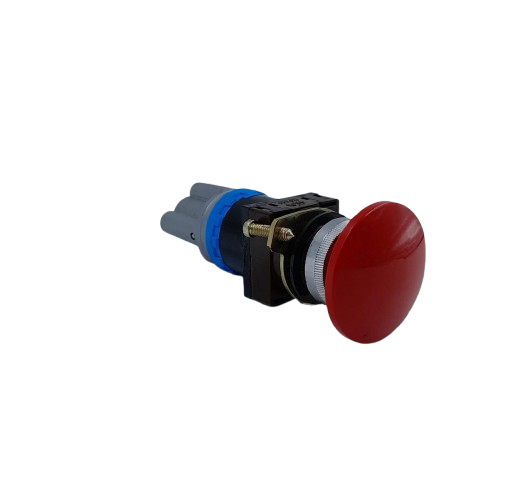 VALV MT 3/2 M5 BOTAO COGUMELO VERMELHO PLASTICO