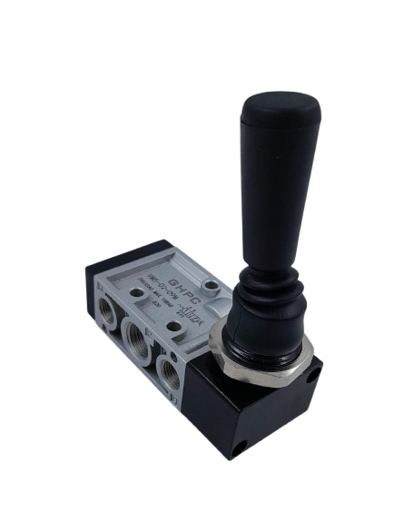 VALVULA MANUAL 5/2 VIAS R. 1/4 RETORNO MOLA