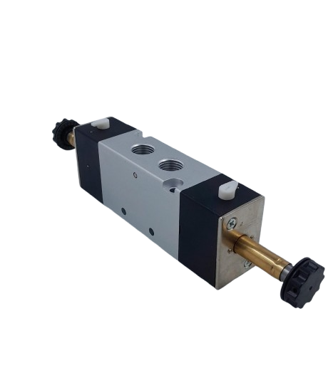 VALVULA DUPLO SOLENOIDE 5/2 VIAS R.1/4 SEM BOBINA