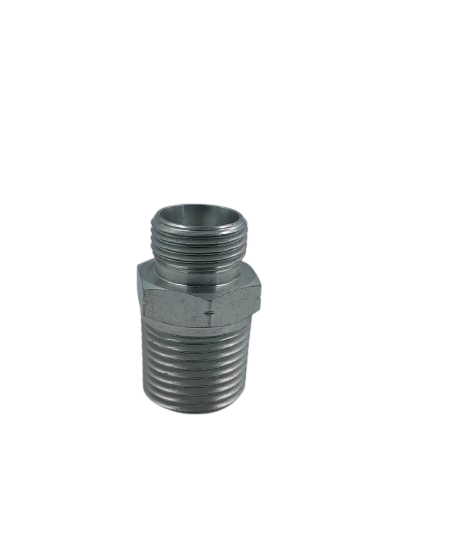 CONEXAO RETA PORCA ANILHA TUBO 12MM ROSCA 1/2 NPT MACHO